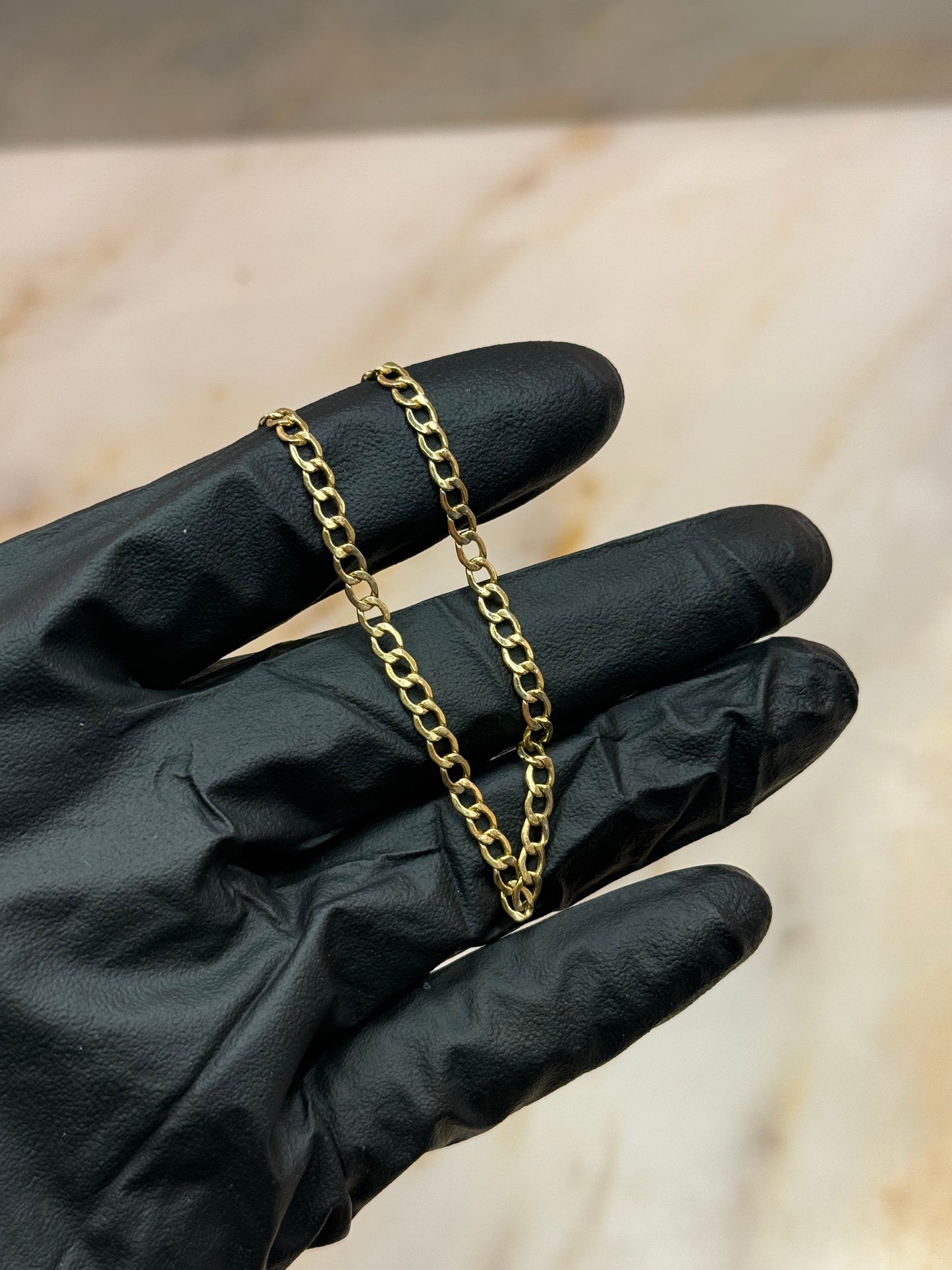 18K Italian Gold Fígaro Bracelet