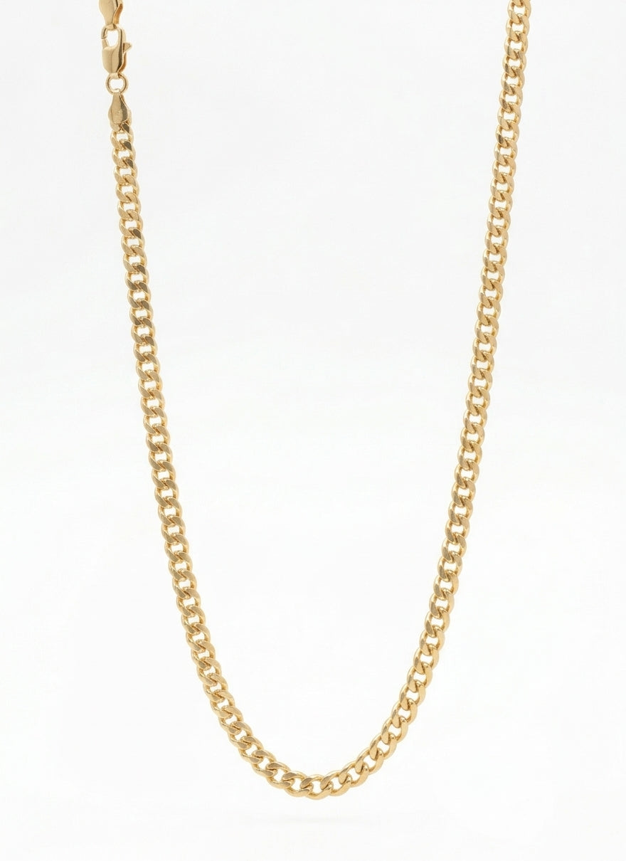 18K Solid Gold Fígaro Chain